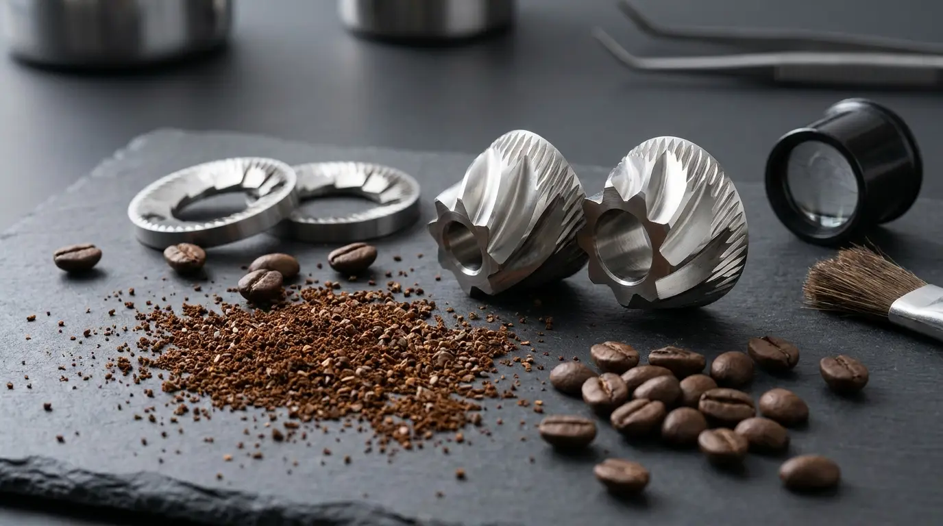Muelas Cónicas vs. Planas: La física detrás del molino y cómo define el perfil de sabor